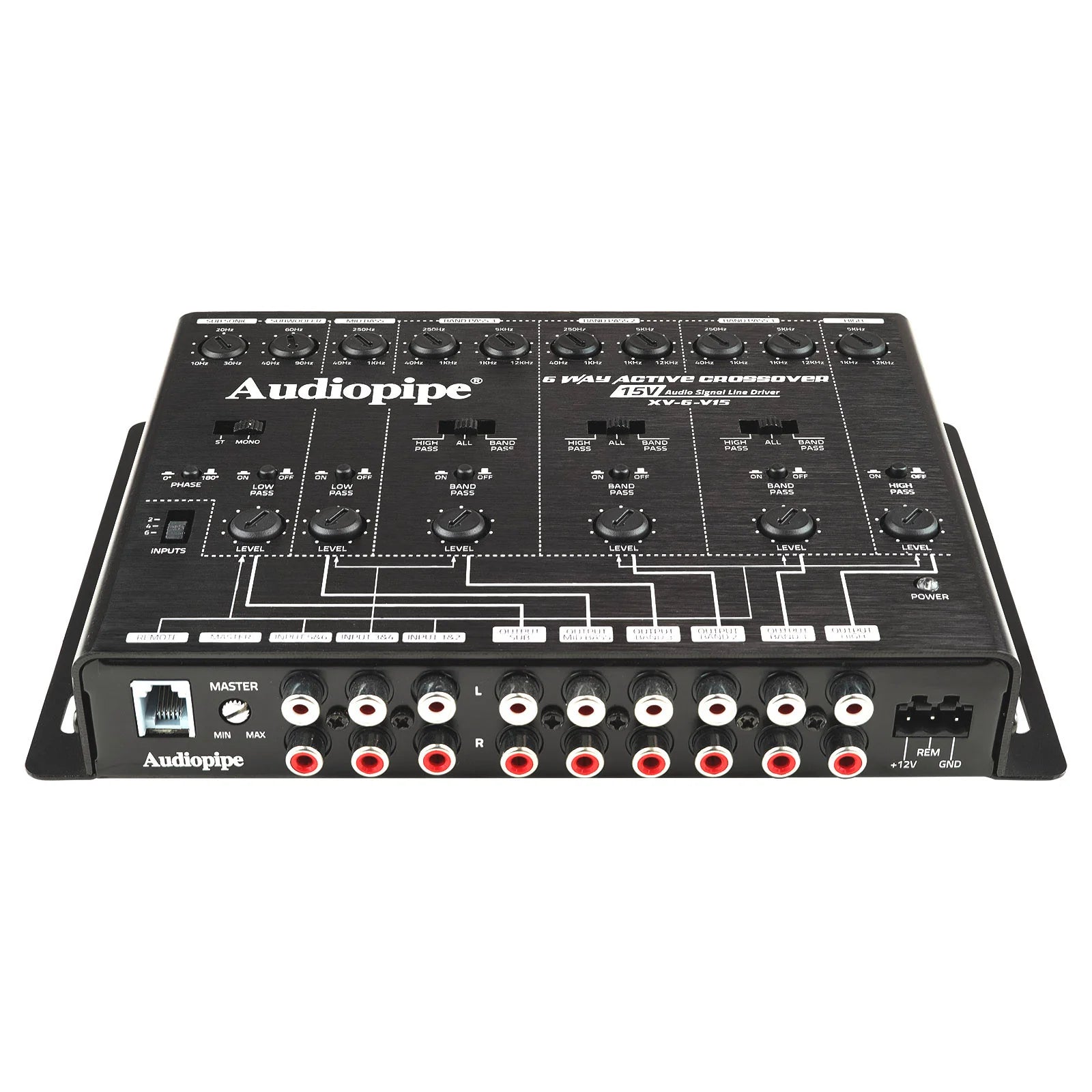 Audiopipe XV-6-V15 | 6-Way Active Crossover