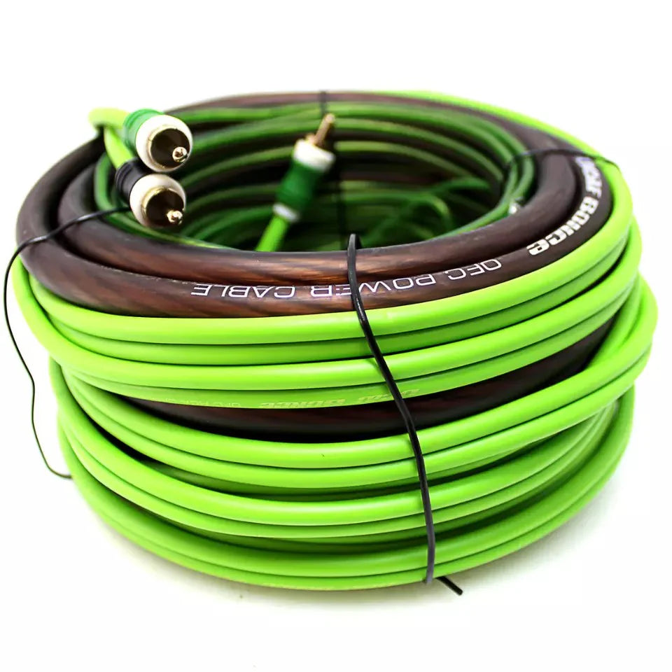 Deaf Bonce Machete MWK-42CU 4 Gauge OFC Amplifier Wiring Kit