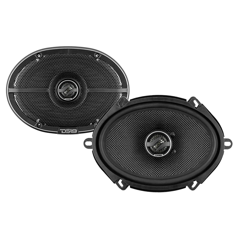 DS18 ZXI-574 5"x7" 2-Way Coaxial Speakers w/ Kevlar Cone (Pair)