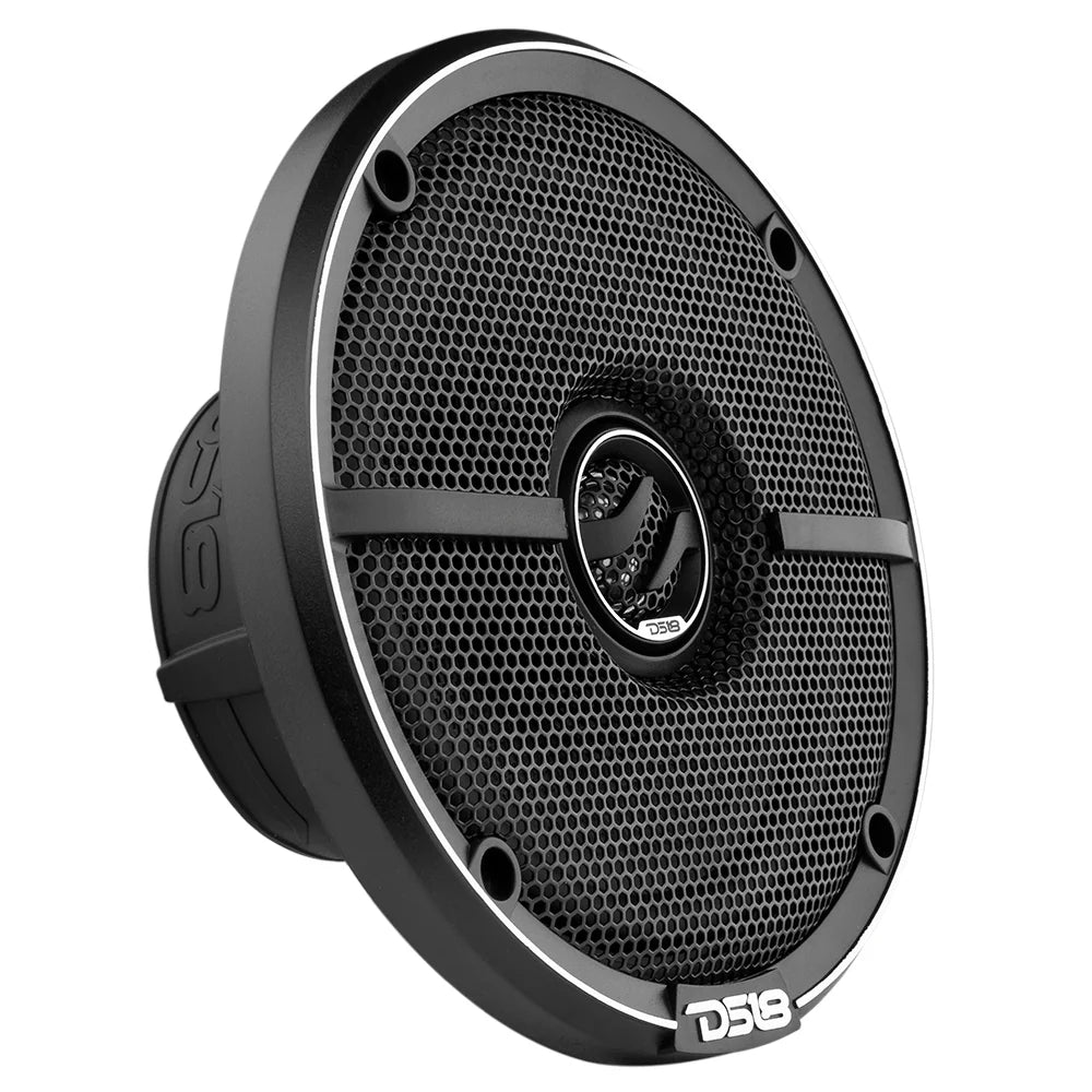 DS18 ZXI-654 6.5" 2-Way Coaxial Speakers w/ Kevlar Cone (Pair)