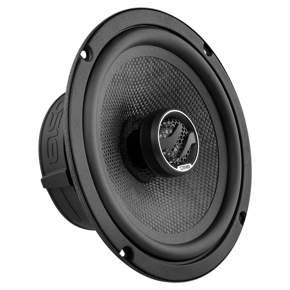 DS18 ZXI-654 6.5" 2-Way Coaxial Speakers w/ Kevlar Cone (Pair)