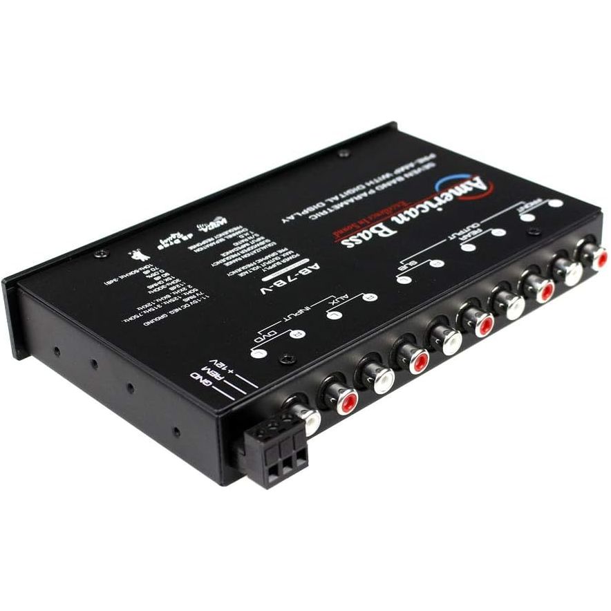 American Bass AB-7B 7-Band Equalizer With Voltage Display