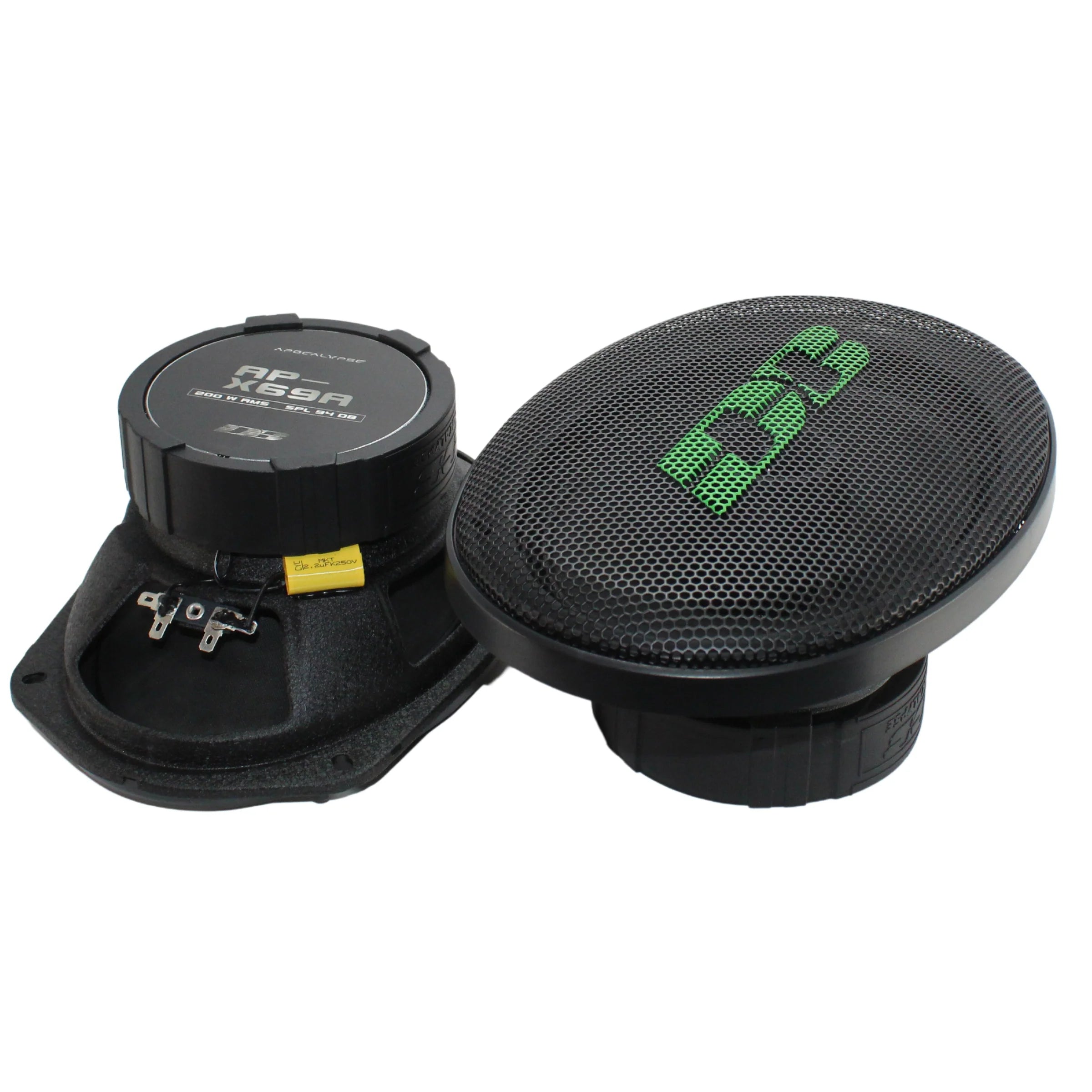Deaf Bonce Apocalypse AP-X69 6x9" 200W RMS Coaxial Speakers (Pair)