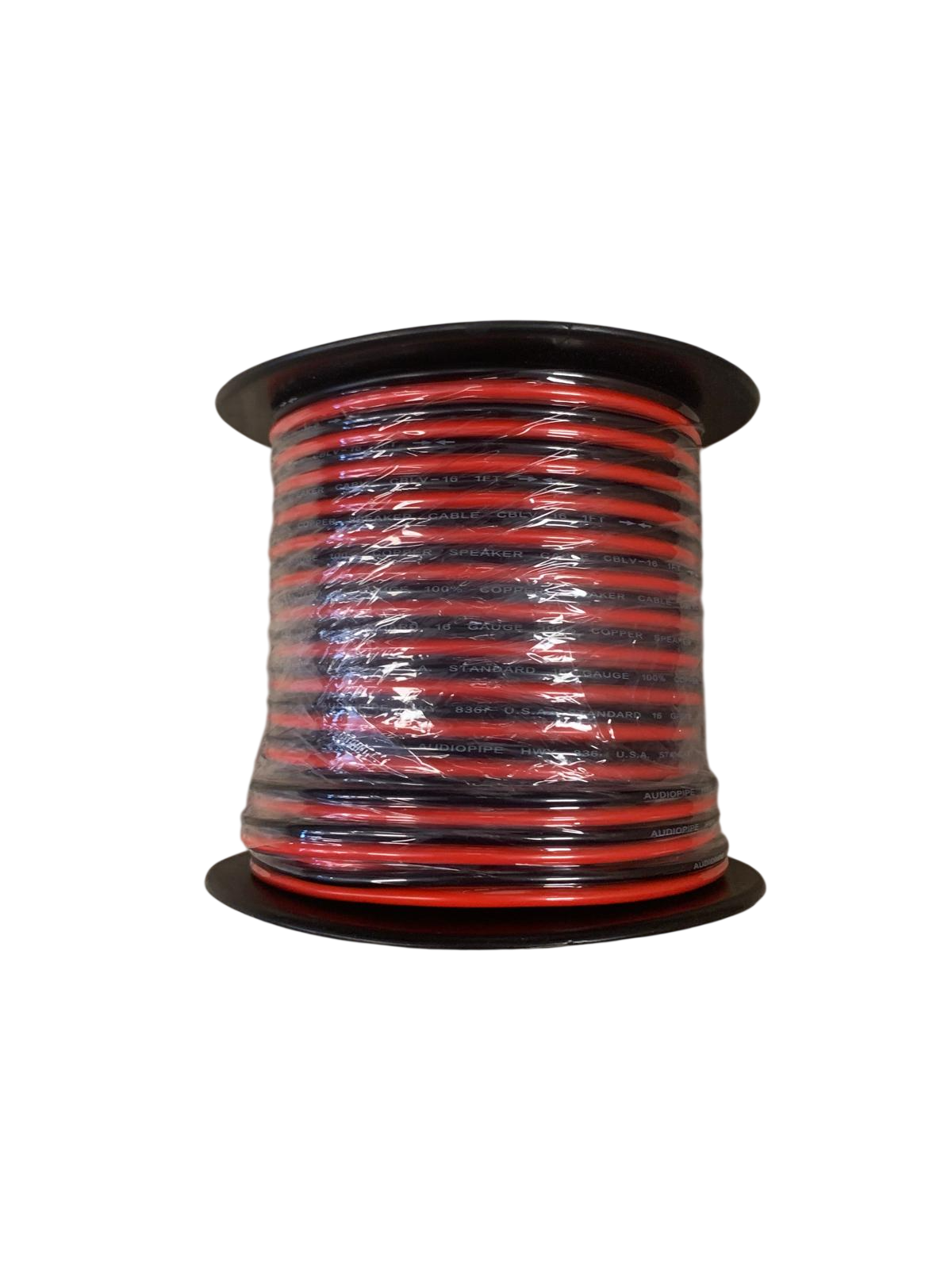 Audiopipe CBLV-16-100RBC 100% Copper 16 Gauge Speaker Wire 100FT