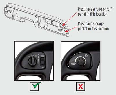 Metra DP-6551 Dash Panel Dodge RAM 1500 1998-2001 | 2500 & 3500 1998-2002