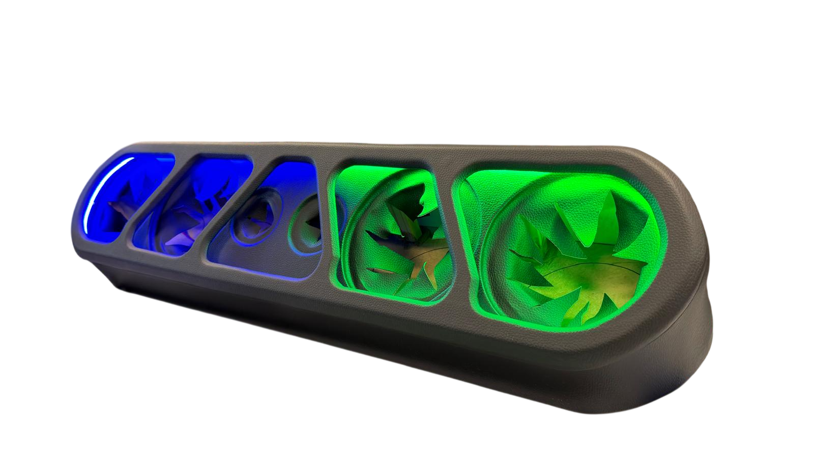 6.5" Speaker Rack Enclosure w/ Beauty Panel & LEDs