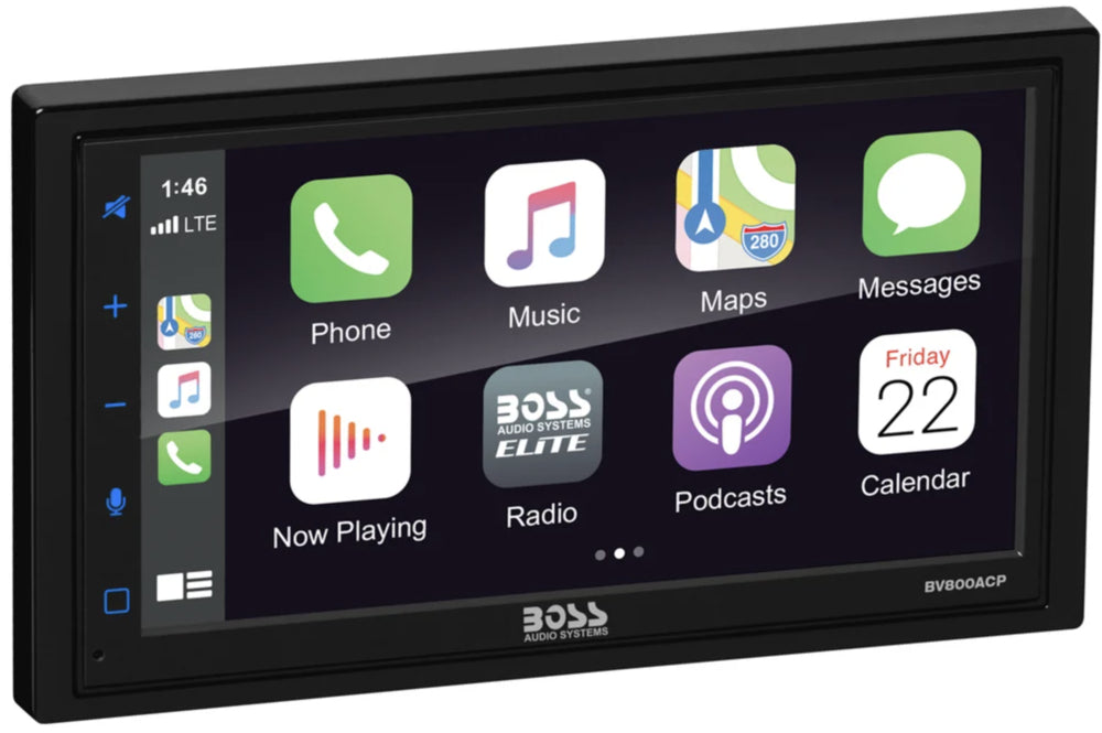 Boss Elite BV850ACP 6.75" Multimedia Receiver with Bluetooth Apple Carplay/Android Auto