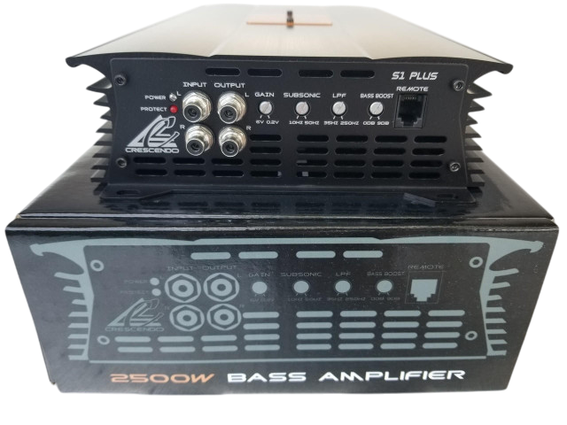 Crescendo Audio Symphony S1 Plus 2500W RMS Monoblock Amplifier