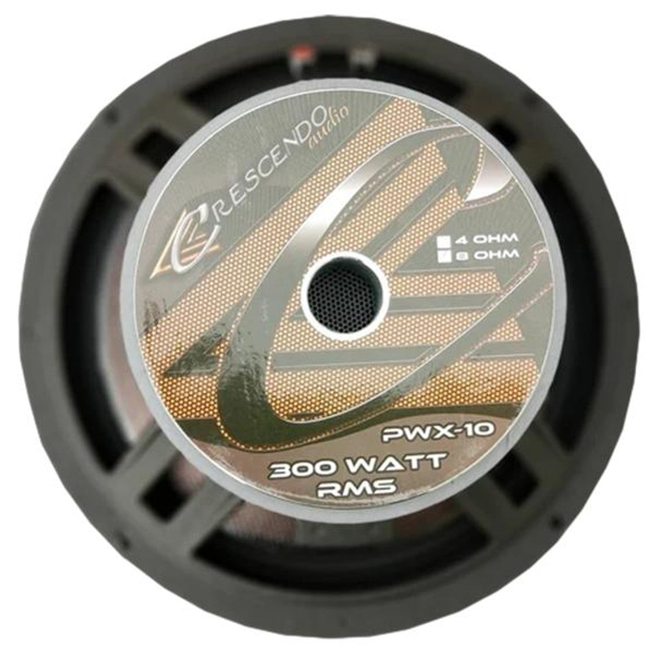 Crescendo Audio PWX-10 10" 300W RMS Midbass Speakers 4-Ohm (Single)