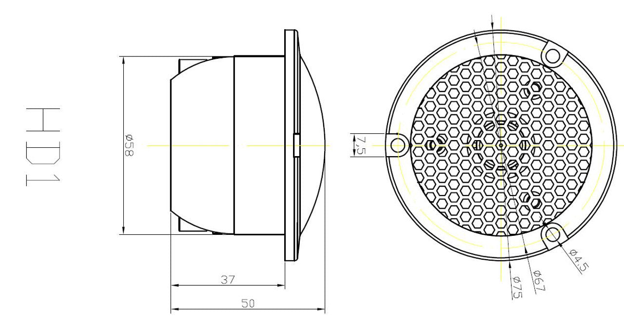 Crescendo Audio HD-1 Supertweeter 4-Ohm (Single)