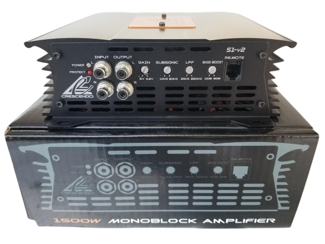 Crescendo Audio Symphony S1 v2 1650W RMS Monoblock Amplifier