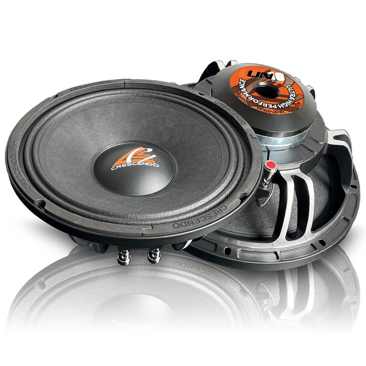 Crescendo Audio UN-10 10" 400W RMS Midrange Speaker 4-Ohm (Single)