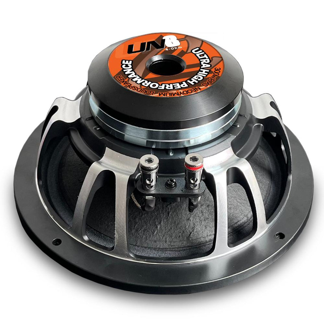 Crescendo Audio UN-8 8" 300W RMS Midrange Loudspeaker 4-Ohm (Single)