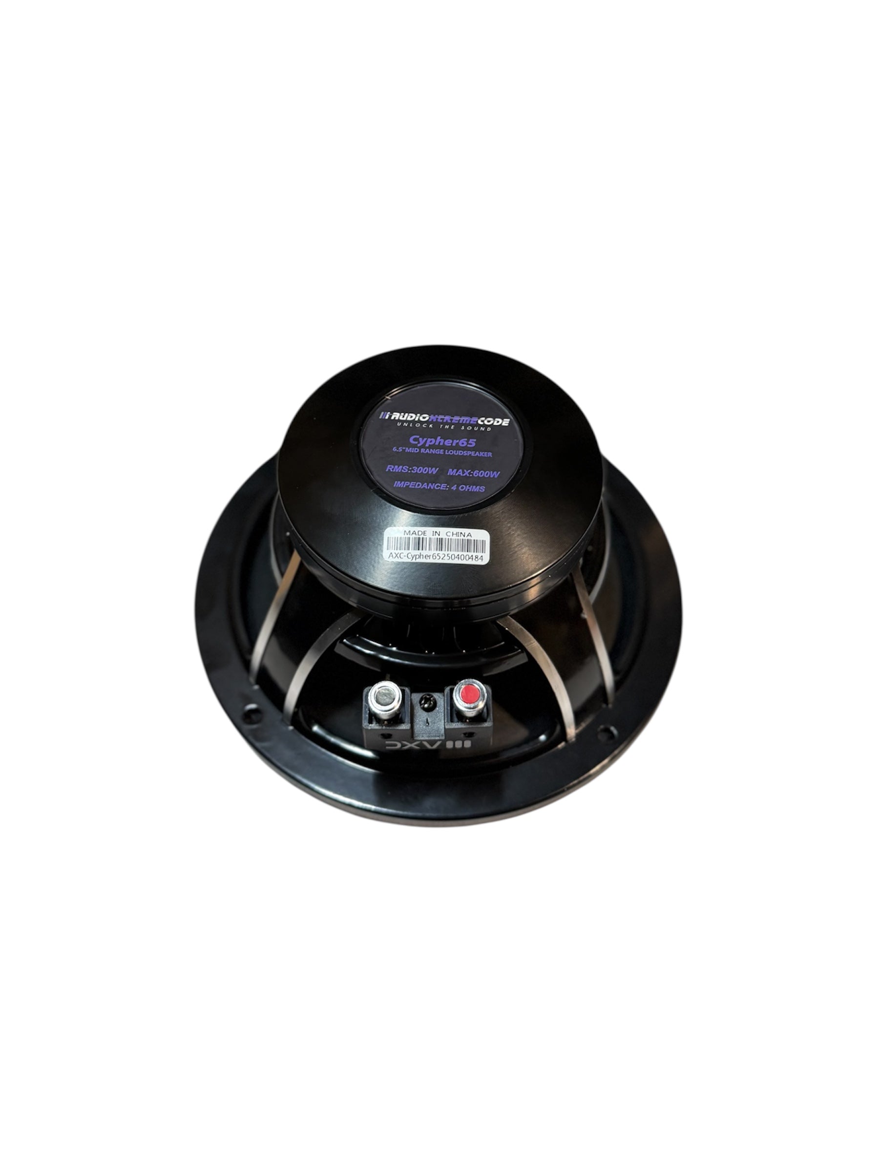 Audio Xtreme Code Cypher65 | 6.5" 300W RMS Midrange Speaker (Single)