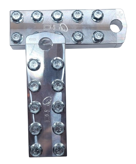 Down4Sound 10 Spot - D4S SAE Battery Distro Block - 1/0 AWG input (Lug Style) Pair