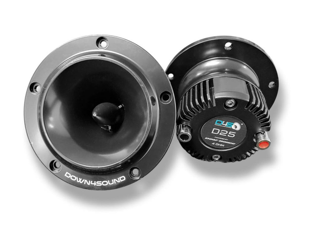 Down4Sound D25 NEO 50W RMS Neodymium Tweeters (Pair)