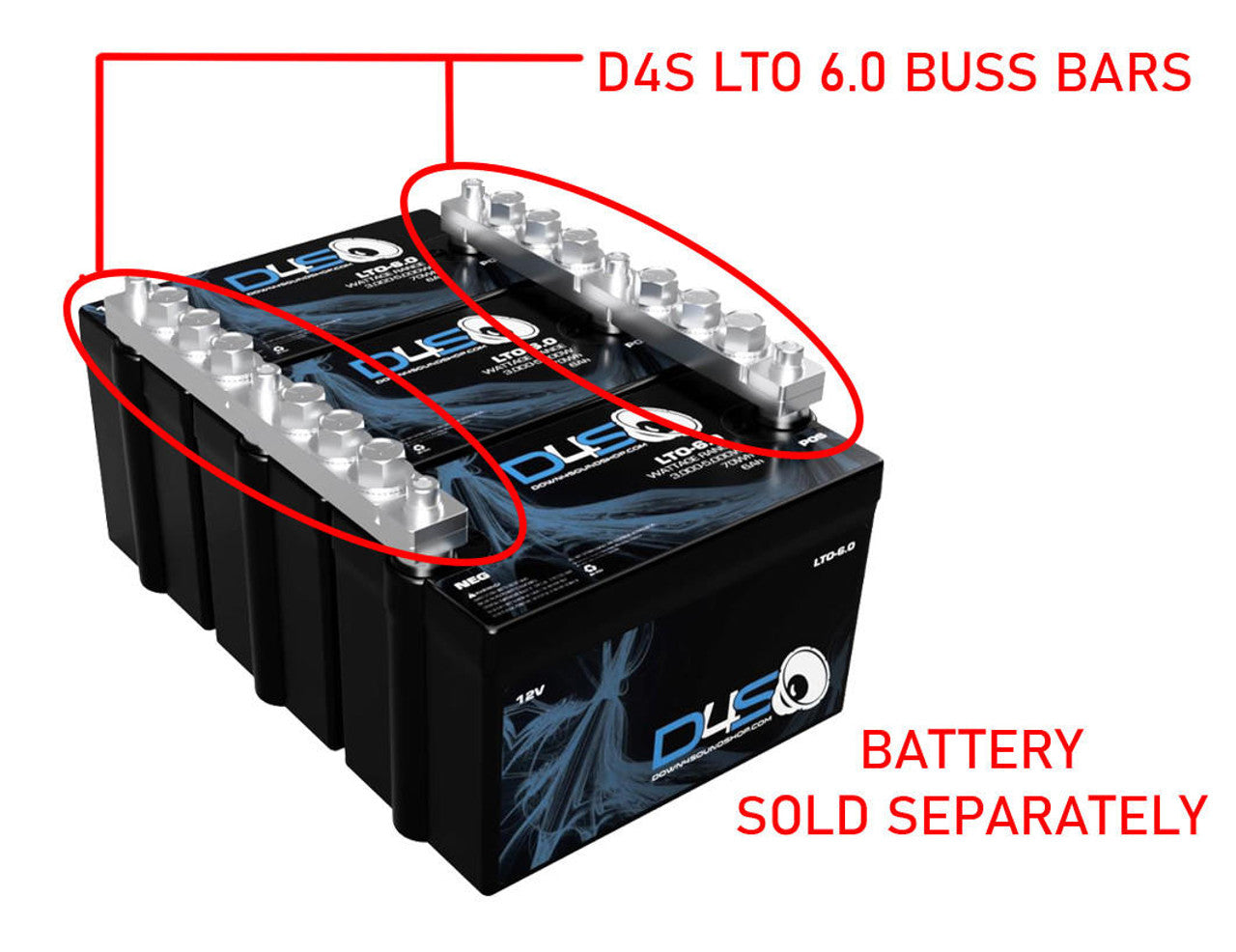 Down4Sound D4S LTO 6.0 Battery Buss Bars