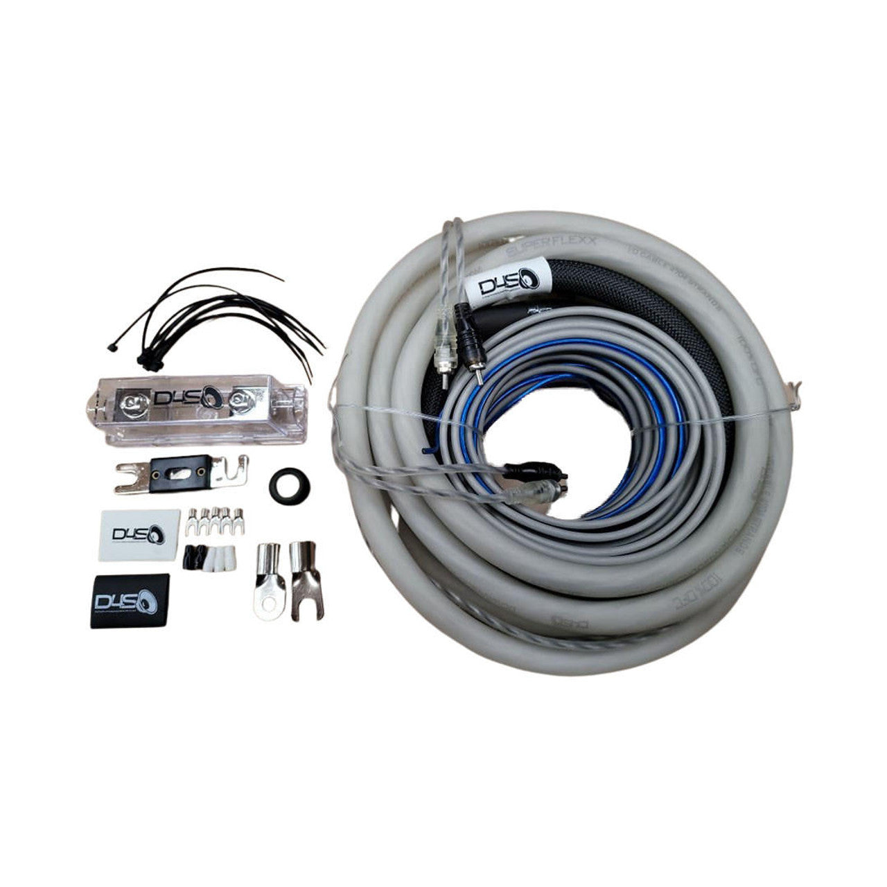 Down4Sound 0G Silver Tinned OFC Copper Amp Kit