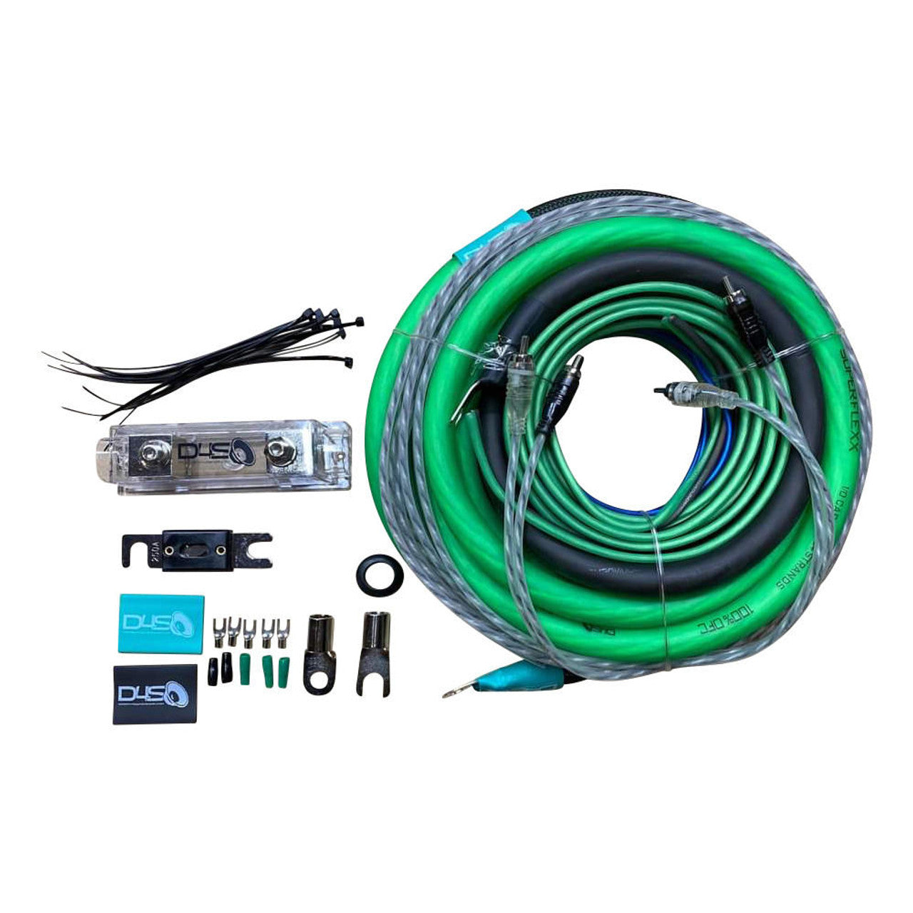 Down4Sound 0G Silver Tinned OFC Copper Amp Kit