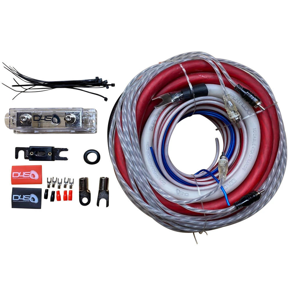 Down4Sound 0G Silver Tinned OFC Copper Amp Kit