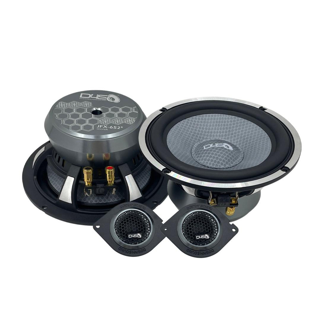 Down4Sound JFX652S 6.5" 300W RMS 2-Way Component Speakers (Pair)