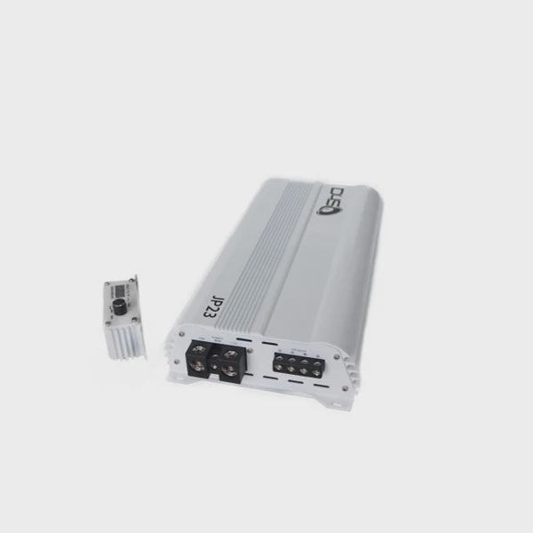 Open Box Down4Sound JP23 v2 White Gloss 2800W RMS Class D Monoblock Amplifier