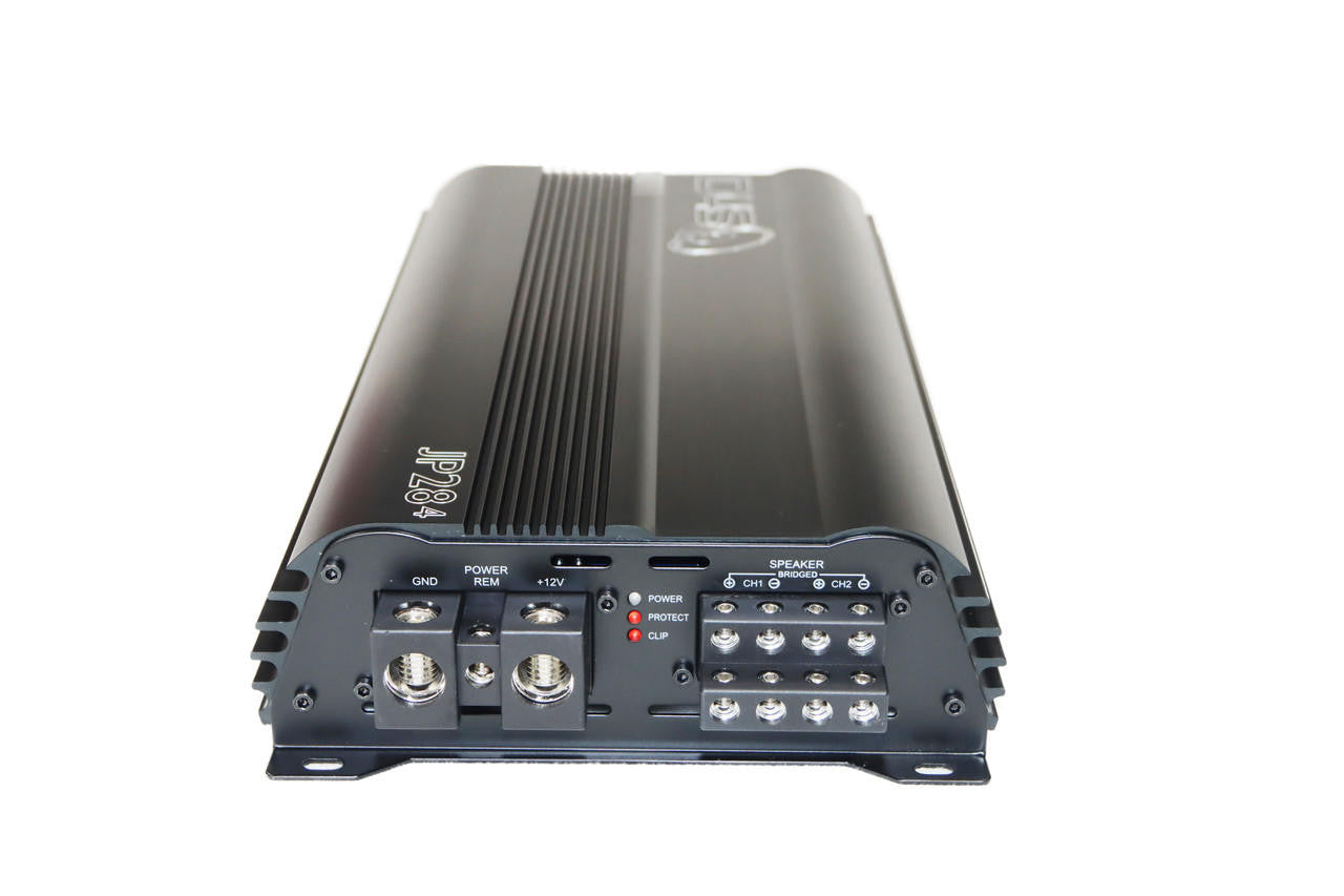 DOWN4SOUND JP284 - BLACK 4-Channel Car Amplifier 3000 Watts