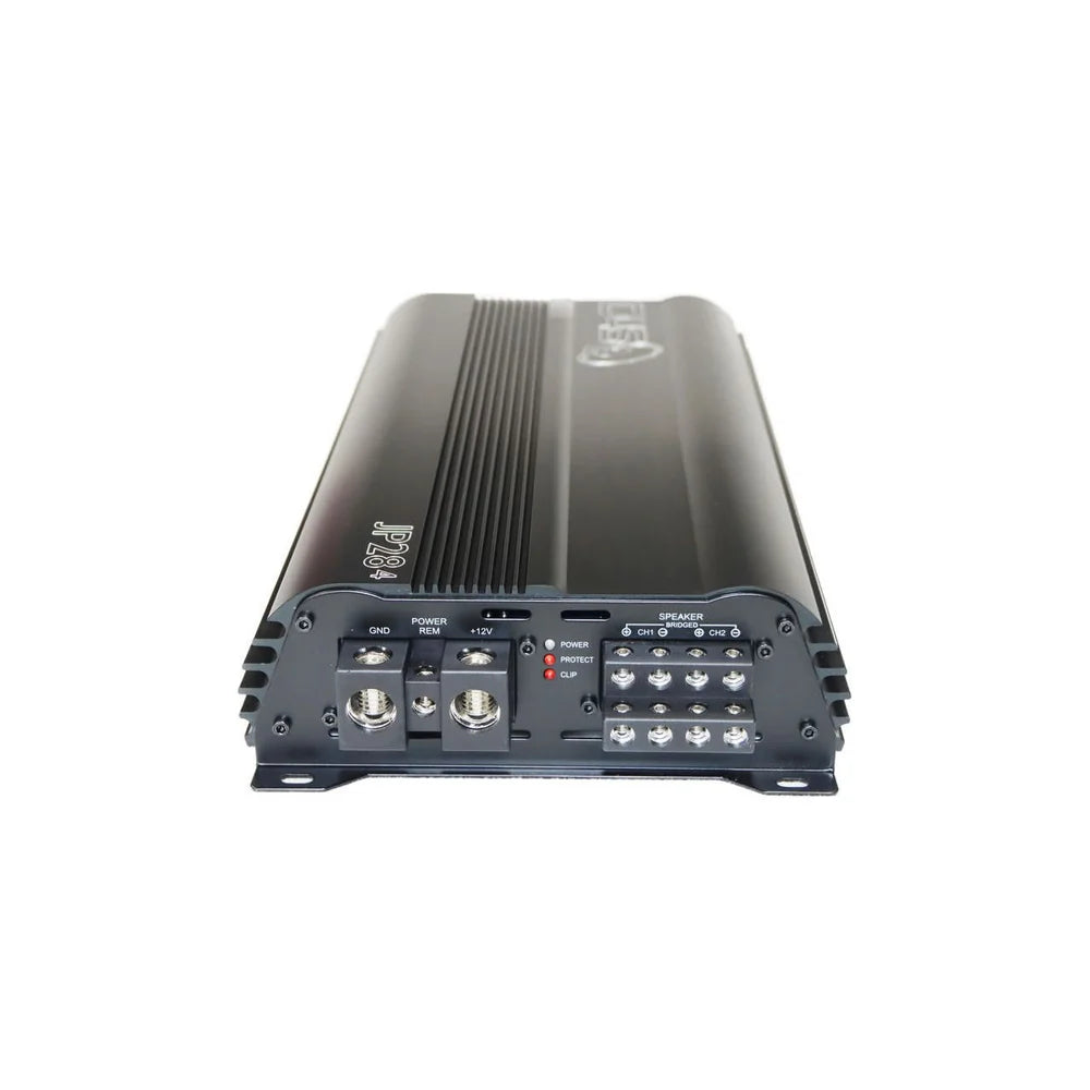 Open Box Down4Sound JP284 Black Gloss 3000W 4-Channel Amplifier