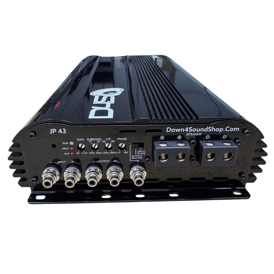 Down4Sound JP43 Black Gloss 4300W RMS Amplifier Made In Korea