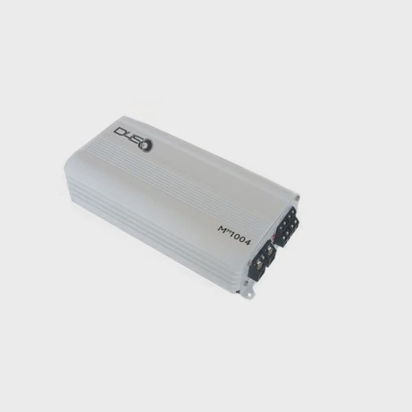 Open Box Down4Sound MM1004 MINI White MAXX 700W 4-Channel Mini Amplifier