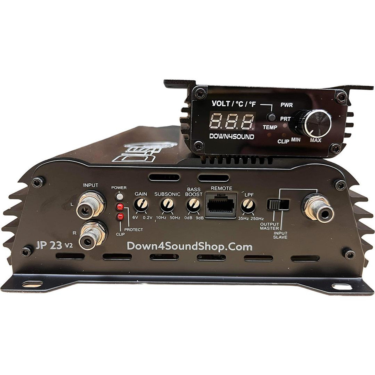 Down4Sound JP23 v2 BLACK Class D 1-Channel Monoblock Car Amplifier 2800 Watts @ 1-Ohm