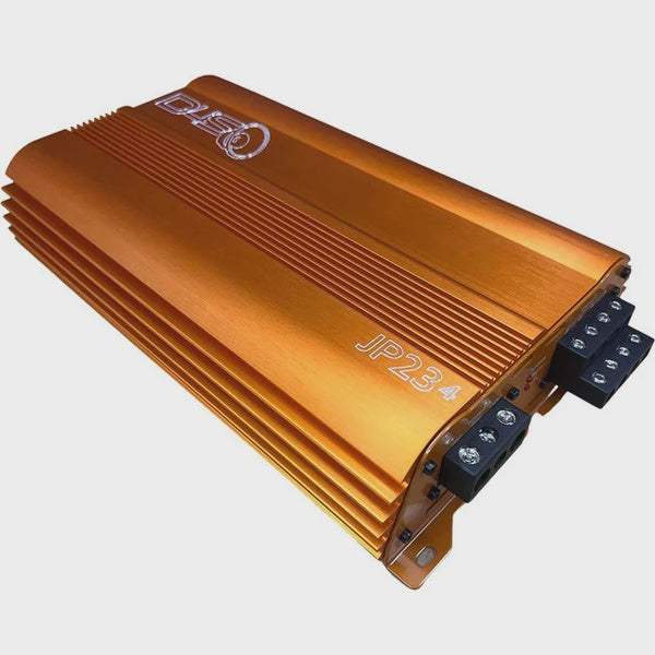 Open Box Down4Sound JP234 Orange 2000W 4-Channel Amplifier