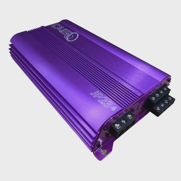 Open Box Down4Sound JP234 Purple 2000W 4-Channel Amplifier