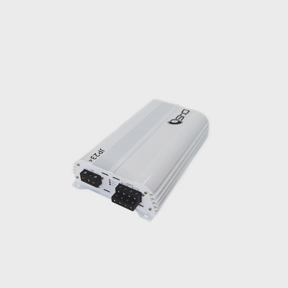Open Box Down4Sound JP234 White Gloss 2000W 4-Channel Amplifier