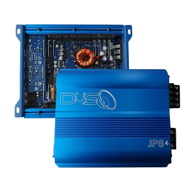Down4Sound JP84 BLUE 4-Channel Car Amplifier 400 Watts