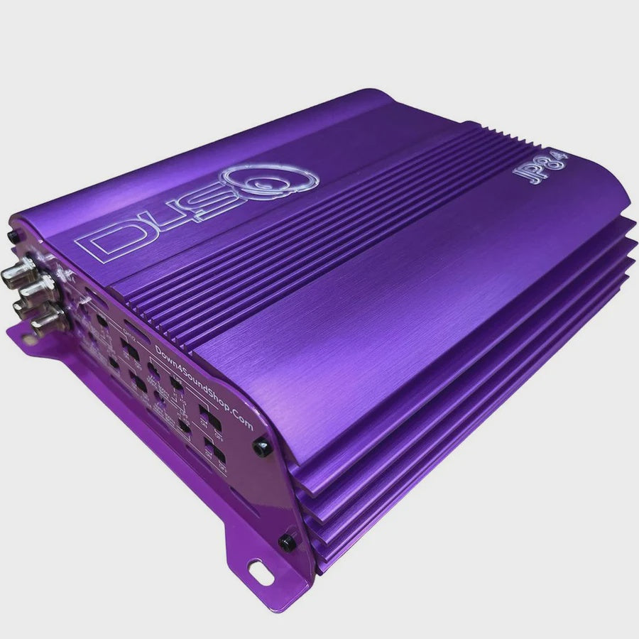 Open Box Down4Sound JP84 Purple 400W 4-Channel Amplifier