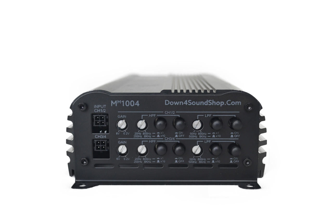 Down4Sound MM1004 MINI MAXX BLACK 4-Channel Amplifier 700 Watts