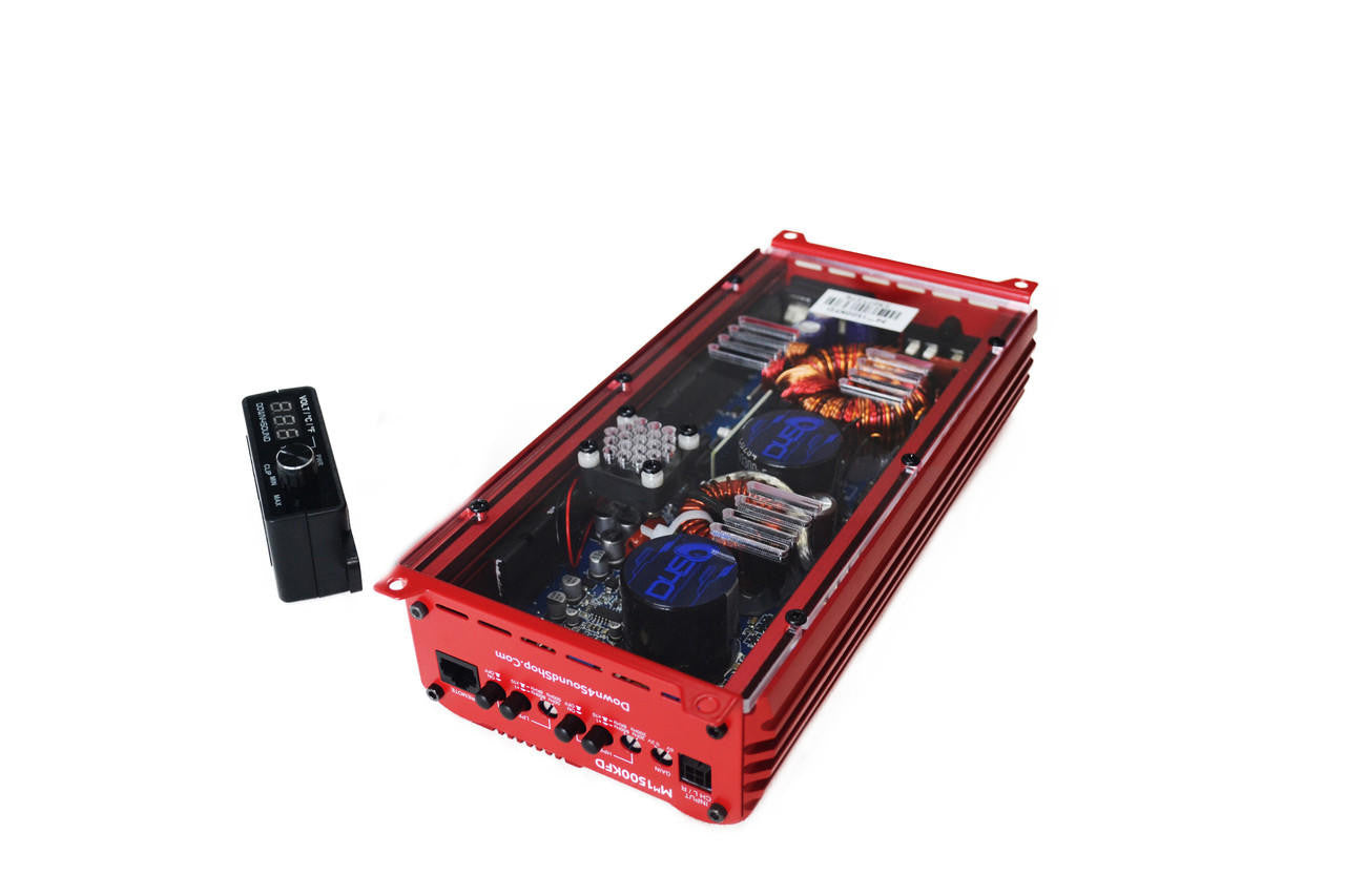 Down4Sound MM1500FKD MINI MAXX RED Mini Full Bridge Amplifier 1500 Watts @ 1-Ohm