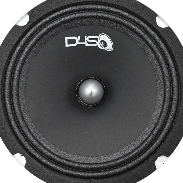 Down4Sound SFX65-4P 6.5" 200W RMS Midrange Speakers w/ Bullet 4-Ohm (Pair)