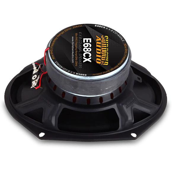 Sundown Audio E-68CX 6"x8" 2-Way Coaxial Speakers (Pair)