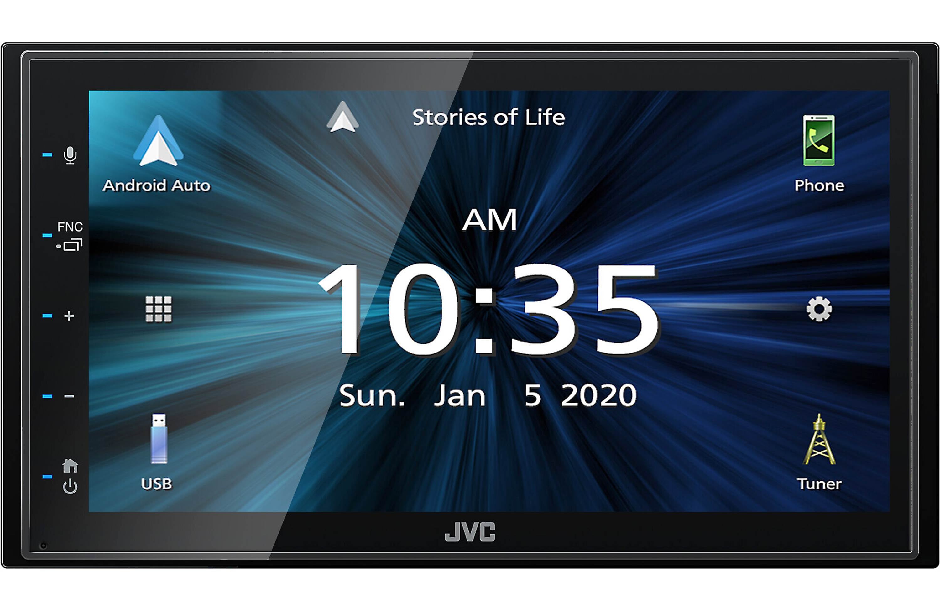 JVC KW-M560BT 6.75" Multimedia Receiver With Apple Carplay/Android Auto (No CD/DVD)