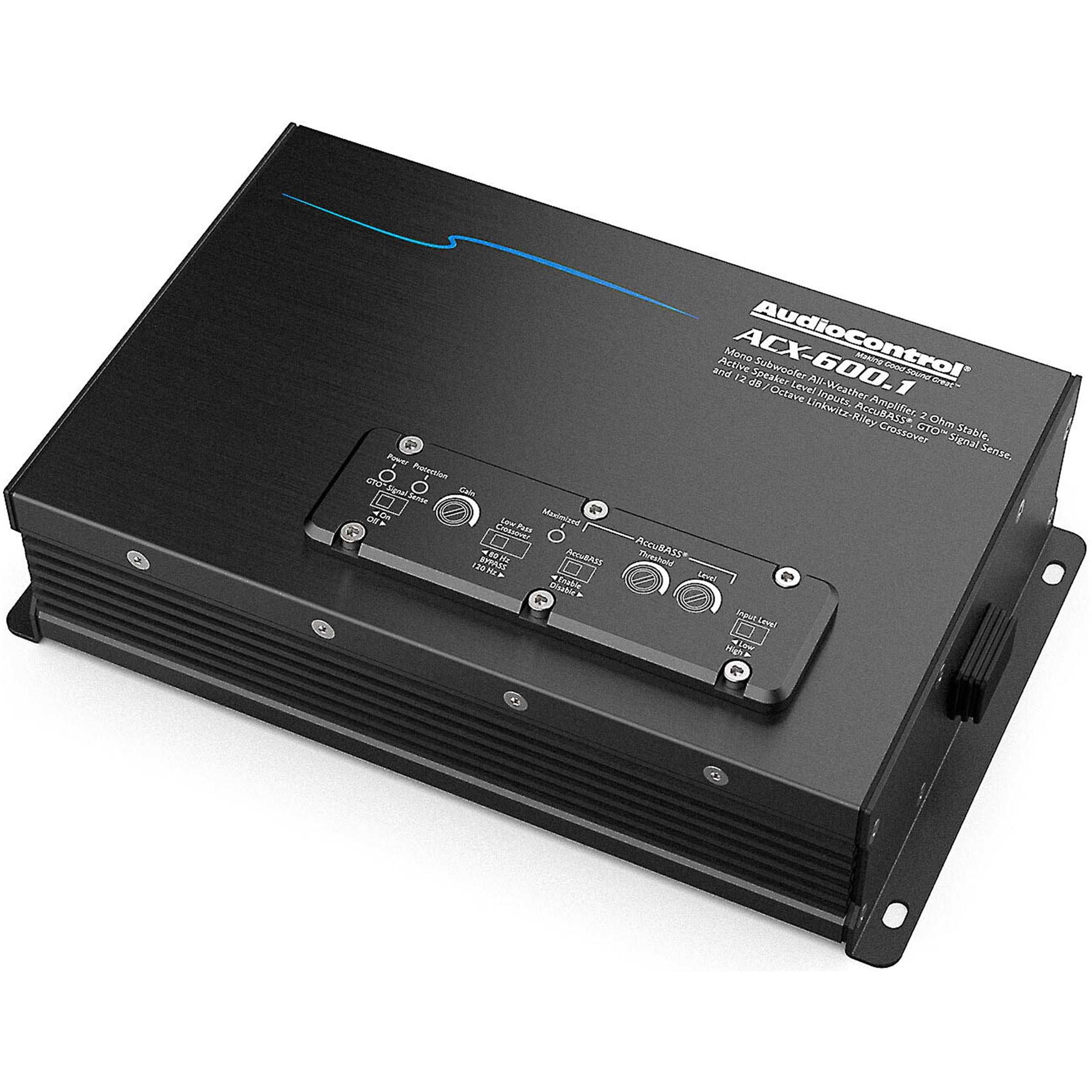 AudioControl ACX-600.1 1-Channel Monoblock Marine Amplifier 600 Watts 