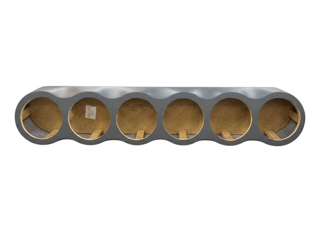 (6) 6.5" Speaker Roof Rack Headliner Enclosure Vinyl Box Pod (Fits DS18, Nemesis)