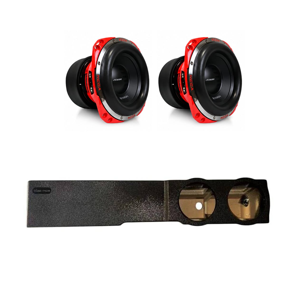 (2) Orion HCCA 8" & Chevy Crew Cab 07-18 Dual 8" Subwoofer Box Combo