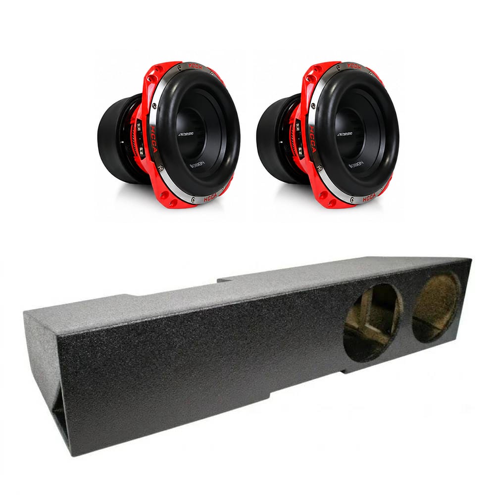 (2) Orion HCCA8 & Chevy Crew Cab 19-25 Dual 8" Subwoofer Box Combo