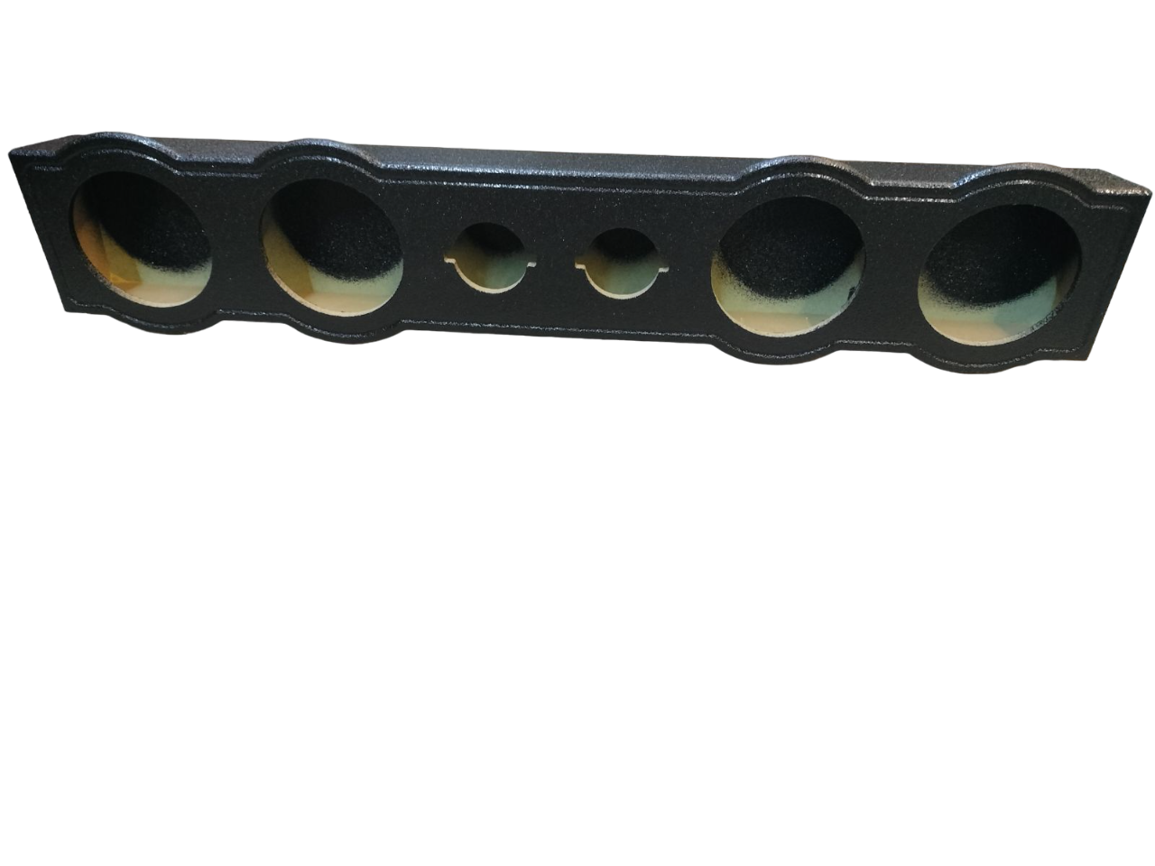 Universal Quad 6.5" Speaker & Pro Tweeter Enclosure Headliner Roof Rack Box Pod
