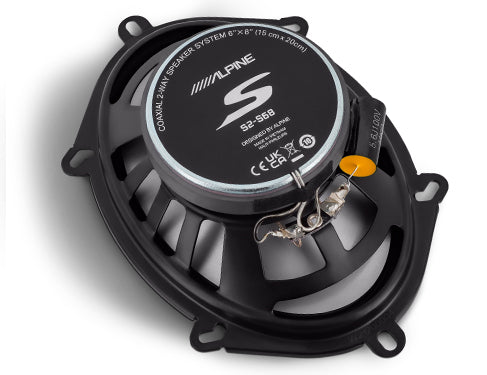 Alpine S2-S68 | 6X8" 2-Way Coaxial Speakers (Pair)