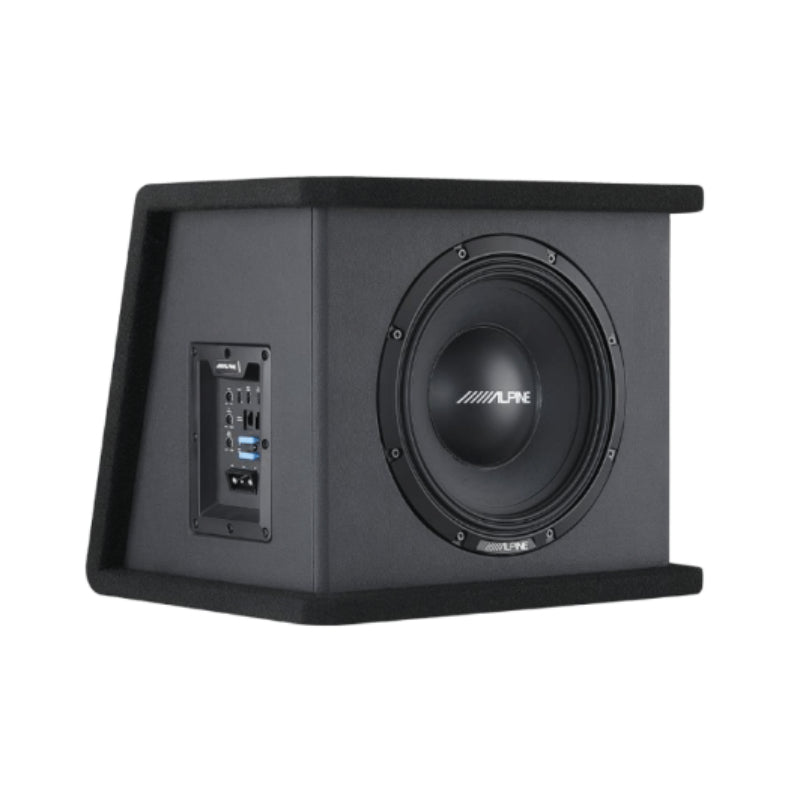 Alpine PWE-SB10 Powered 10" Subwoofer Wedge Enclosure