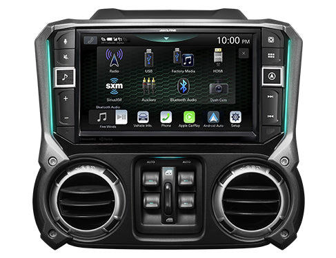 Alpine i509-WRA-JK 9" Digital Media Receiver - Jeep Wrangler JK 11-18