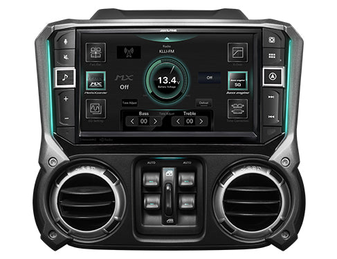 Alpine i509-WRA-JK 9" Digital Media Receiver - Jeep Wrangler JK 11-18